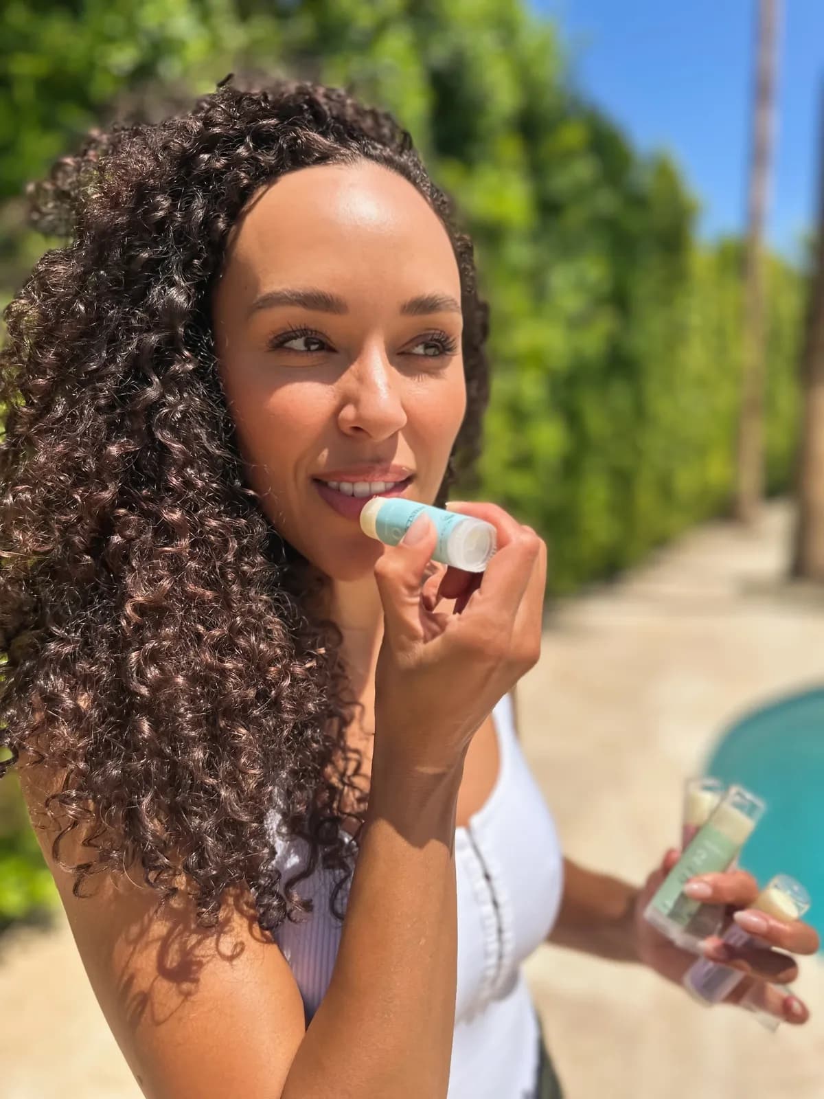 Numbrrrz founder — glowing skin with organic lip care